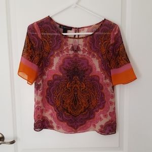 INC sheer top